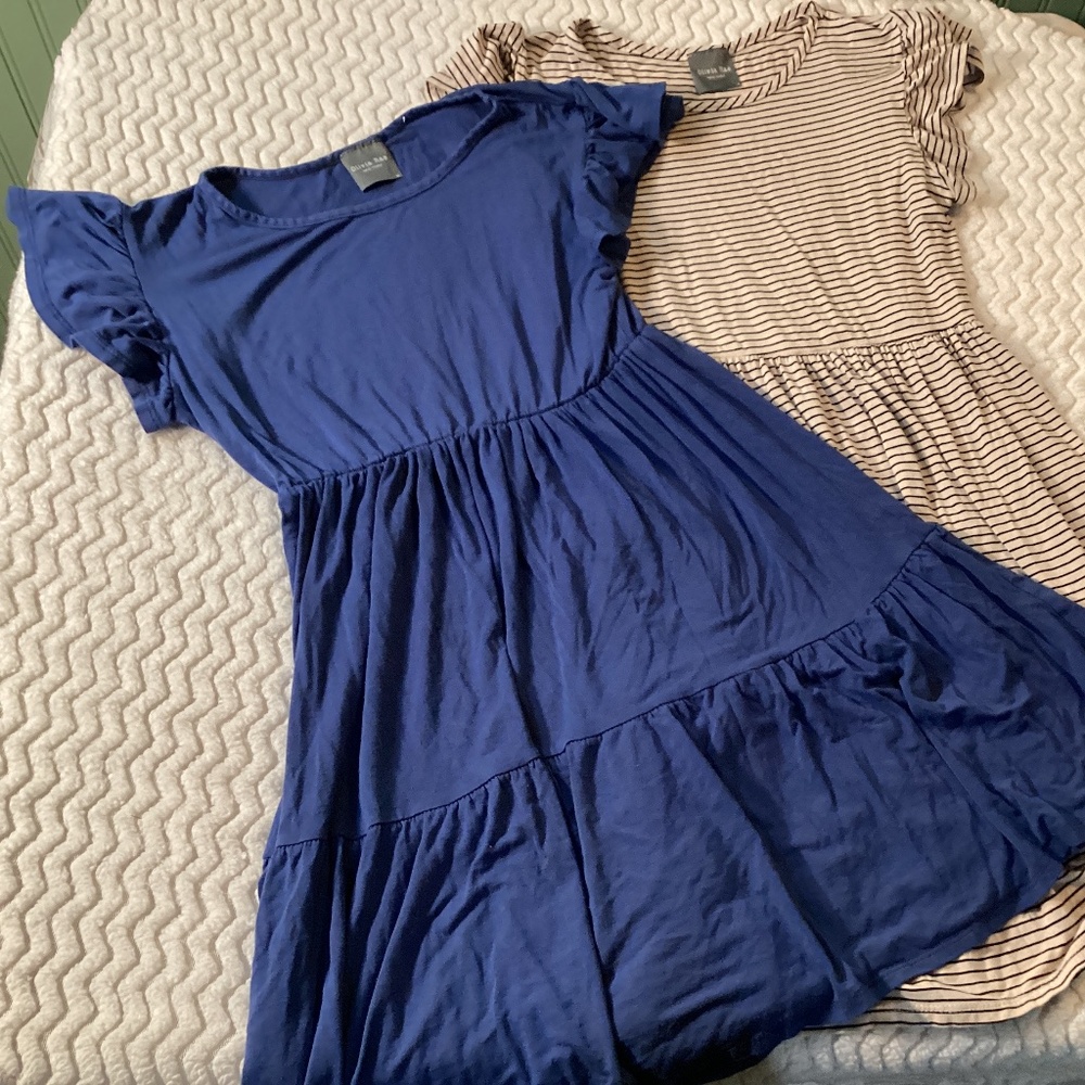 Olivia Rae bundle of 2 ruffle dresses women’s size medium